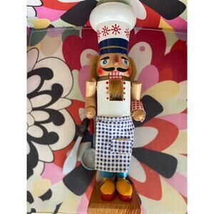 Nutcracker Christmas Rare Modern Germany made Nutcracker Cook Chef